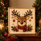 🧘Avslappende og nybegynnervennlig – 🎨💎DIY-julekunstsett med perler og diamanter