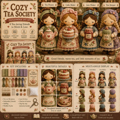 💕Heit salg 50 % RABATT❤️‍🔥Tiny Worlds-kolleksjonen – Lappeteknikk DIY-settserie