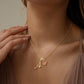 💖Last Day 50% OFF✨3-Layering Initial A-Z Letter Pendant Necklaces🎀
