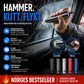 💥 50% rabatt! 🚗 Nødhammer med fjærdrevet glassknuser og innfelt beltekutter – mekanisk, trenger ikke strøm. Aluminiumslegering + ABS, kun 50 g. Svart, rød, sølv, blå 🆘