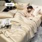 👑Summer Bestsellers：50% OFF！✨Get Ready For Summer - Washable、cooling❄️4-piece bed linen🛏️