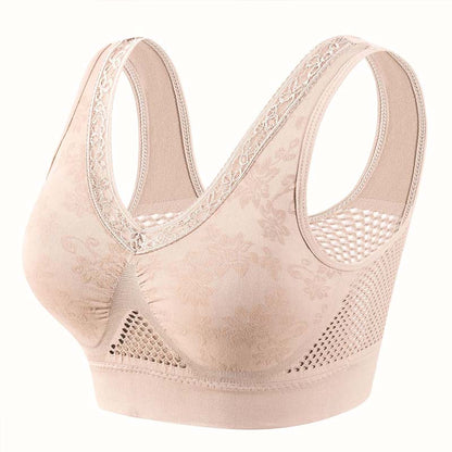 【✨1 + 1 gratis - 2 stk】 Sømløs blonde-BH med høy støtte for kvinner