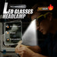 📢📢50 % RABATT !!✨Oppladbare LED-briller med hodelykt