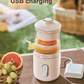 Elektrisk Saftpresse Multifunksjonell Appelsin-Sitron-Mixer USB-Oppladbar Trådløs Bærbar Mini Fruktpresse Press-Saftpresse