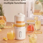 Elektrisk Saftpresse Multifunksjonell Appelsin-Sitron-Mixer USB-Oppladbar Trådløs Bærbar Mini Fruktpresse Press-Saftpresse