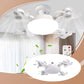 ⏳Time-Limited Special⏰Ceiling Fan with E27 Socket – Silent 2-in-1 LED Fan with Remote Control – Cool & Light in One 🏠