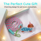 Cute Cartoon Animal Phone Back Clip with Lanyard