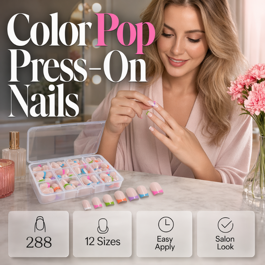 🥳2026 – STOR UTSALG🥳💞Over 50 000 solgt!💅✨ 50 % rabatt!🎁 Color Pop-klistrenegler