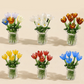 🌷 Sett med blomstervaser i glass – fargerike, kompakte og vedlikeholdsfrie for alltid!