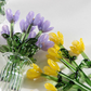 🌷 Sett med blomstervaser i glass – fargerike, kompakte og vedlikeholdsfrie for alltid!