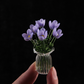 🌷 Sett med blomstervaser i glass – fargerike, kompakte og vedlikeholdsfrie for alltid!