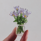 🌷 Sett med blomstervaser i glass – fargerike, kompakte og vedlikeholdsfrie for alltid!