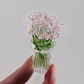 🌷 Sett med blomstervaser i glass – fargerike, kompakte og vedlikeholdsfrie for alltid!
