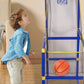 ⏰50 % RABATT NÅ!⛹️Rask levering 🚚💨Innendørs basketball-arkadespill for barn med 4 baller🏀