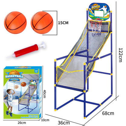⏰50 % RABATT NÅ!⛹️Rask levering 🚚💨Innendørs basketball-arkadespill for barn med 4 baller🏀