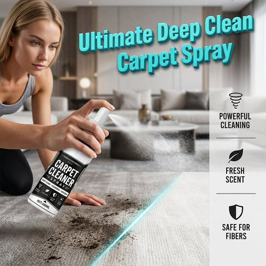 🧴✨ Dyprensende tepperensespray: Fjerner flekker og lukt med skummende effekt – med etterbetaling! 🛋️